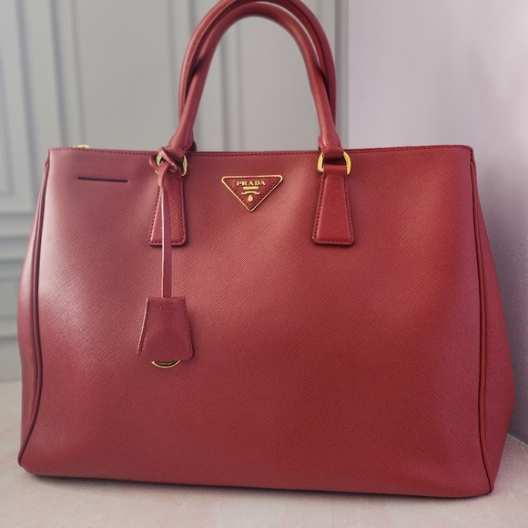 Prada Saffiano Hot Pink Purse AUTHENTIC - Picture 2 of 16